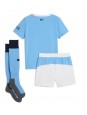 Detské Futbalové oblečenie Manchester City 2025-26 Krátky Rukáv - Domáci (+ trenírky)